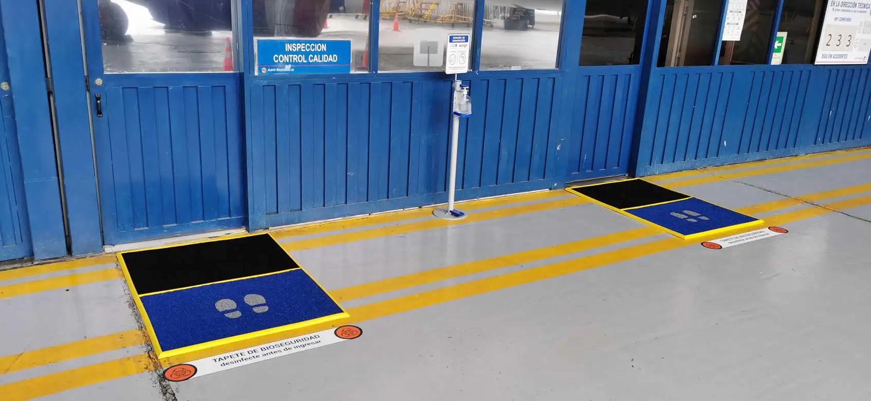 tapetes para limpiar zapatos